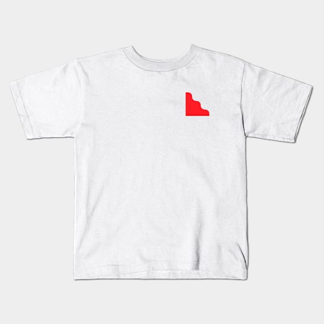 Shape #1 Kids T-Shirt by Nice Studio